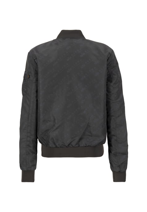 MA-1 Light Weight Allover Print Rainbow Reflective Bomber Jacket - Image 2