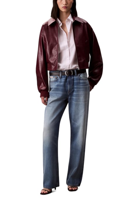 Chaqueta con cremalleras de piel sintética - Image 3