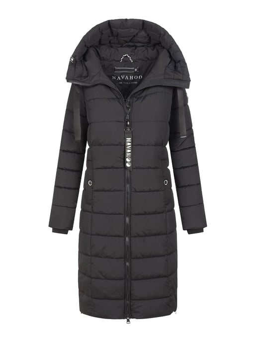 Abrigo acolchado de invierno mujer Navahoo Mondmädchen con capucha y forro polar - Image 1