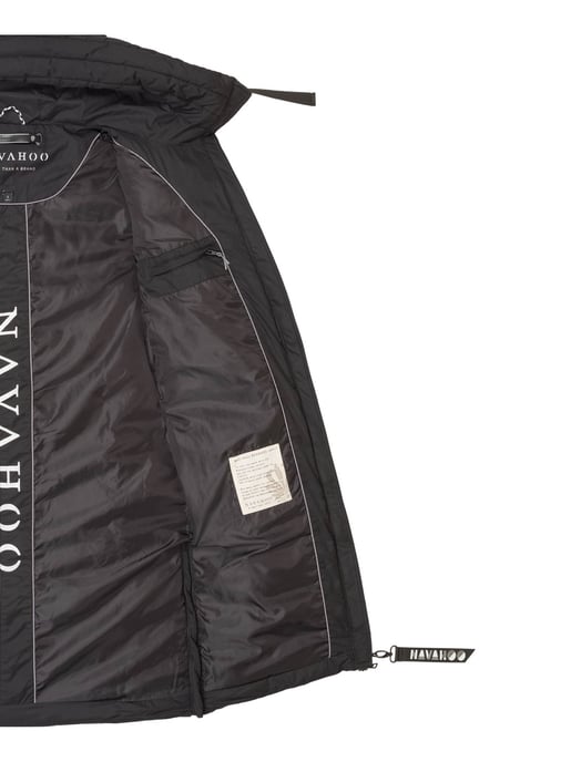 Abrigo acolchado de invierno mujer Navahoo Mondmädchen con capucha y forro polar - Image 5