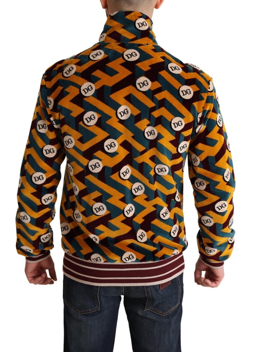 Chaqueta de pista con estampado geométrico - Image 3