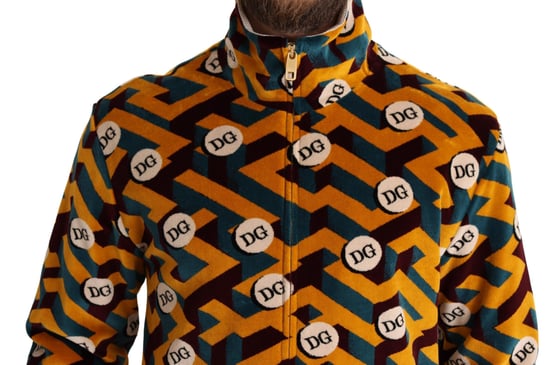 Chaqueta de pista con estampado geométrico - Image 4