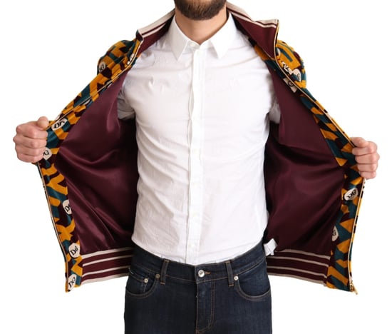 Chaqueta de pista con estampado geométrico - Image 5