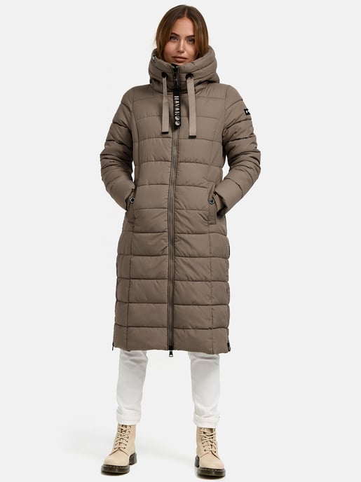 Abrigo acolchado de invierno mujer Navahoo Mondmädchen con capucha y forro polar - Image 6