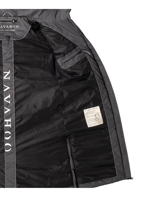 Abrigo acolchado de invierno mujer Navahoo Mondmädchen con capucha y forro polar - Image 5
