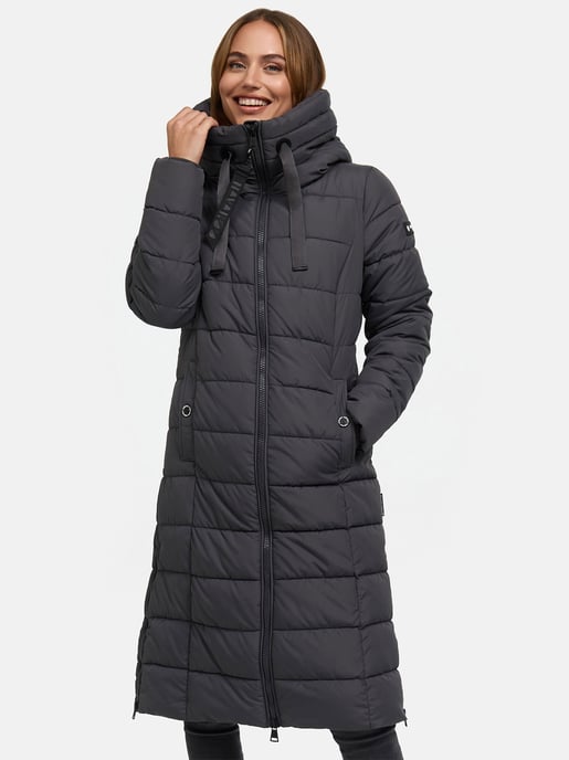 Abrigo acolchado de invierno mujer Navahoo Mondmädchen con capucha y forro polar - Image 6