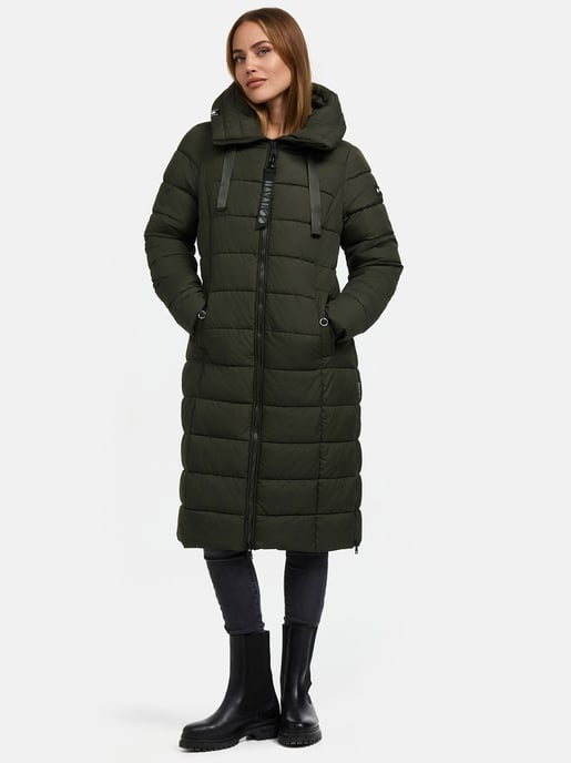 Abrigo acolchado de invierno mujer Navahoo Mondmädchen con capucha y forro polar - Image 6