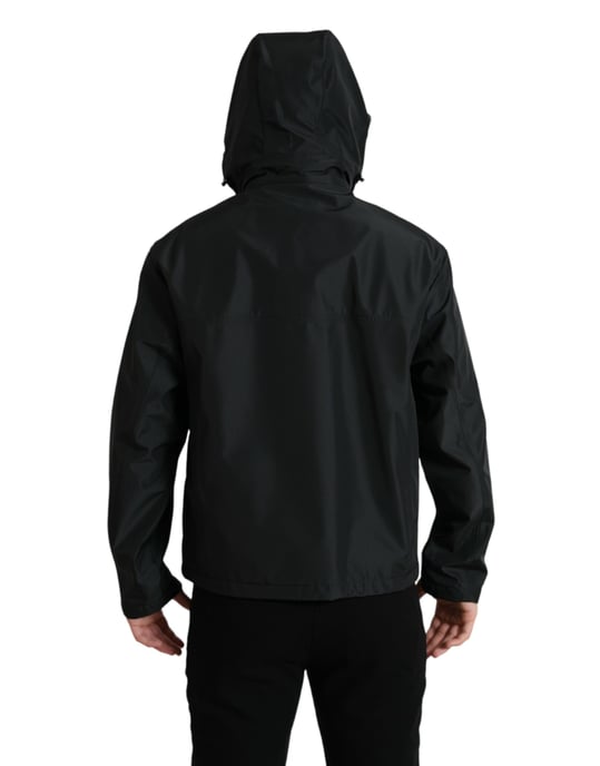 Chaqueta con capucha Negra - Image 3