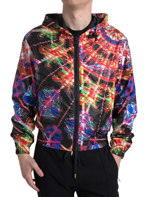 Chaqueta con capucha estampada Vegas Lights - Image 1
