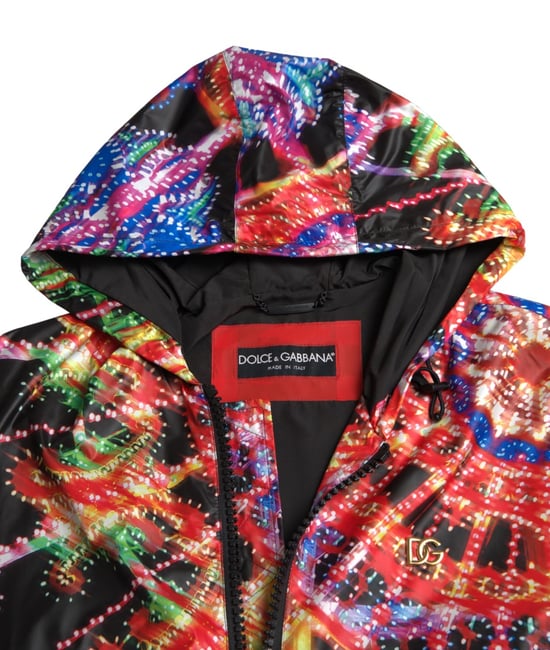 Chaqueta con capucha estampada Vegas Lights - Image 3