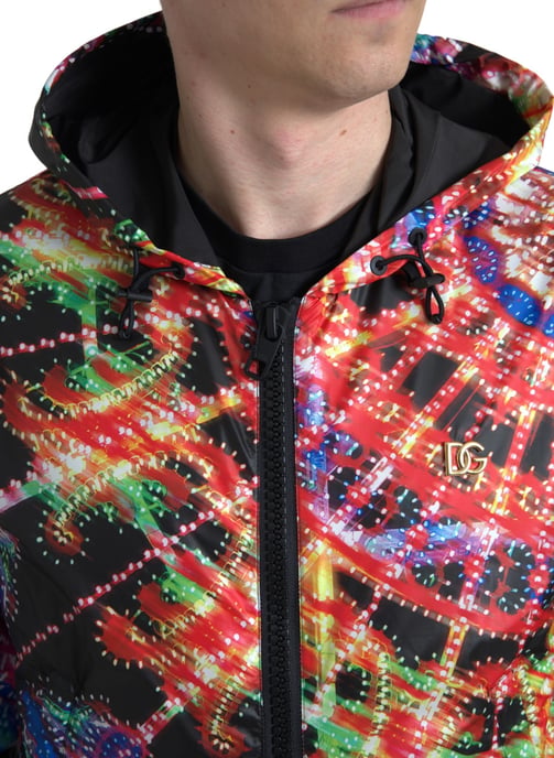 Chaqueta con capucha estampada Vegas Lights - Image 4