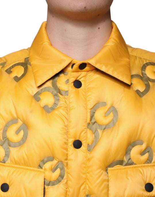Chaqueta Puffer Logo Dg Amarilla - Image 5