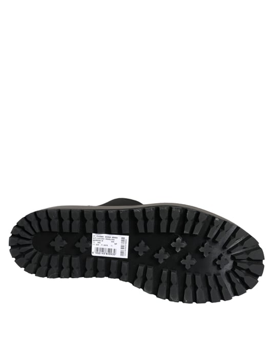 Botas de cuero charol con plataforma hasta la rodilla - Image 6