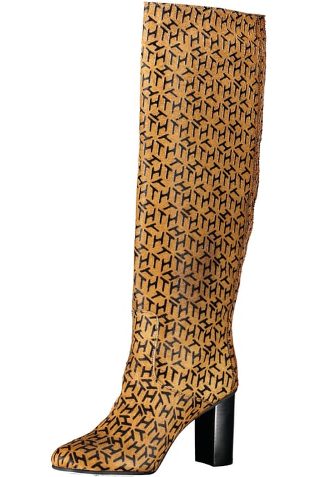 Las botas de pelo de ternera con monograma hasta la rodilla - Image 3