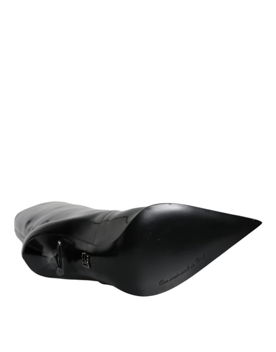 Botas de charol hasta la mitad de la pantorrilla con tacón stiletto - Image 6