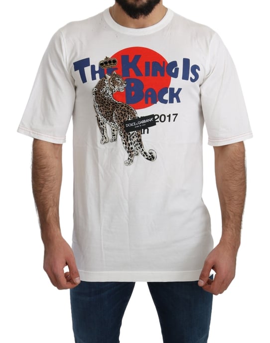 Camiseta de estampado de leopardo El Rey ha Vuelto - Image 1