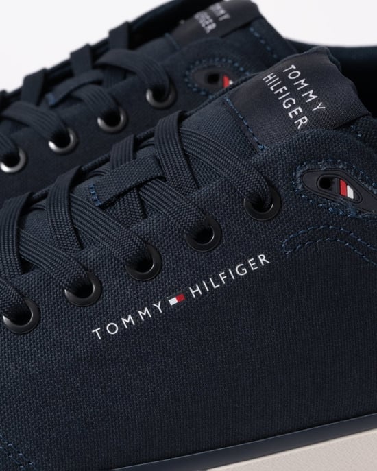 Tommy Hilfiger Hi Vulc Low Canvas Azul - Image 2