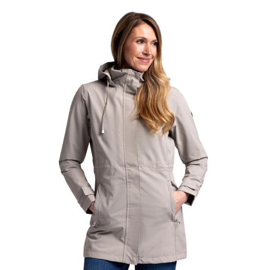 Trespass Womens/Ladies Pavlina TP75 Waterproof Jacket (Oatmilk) - Image 3