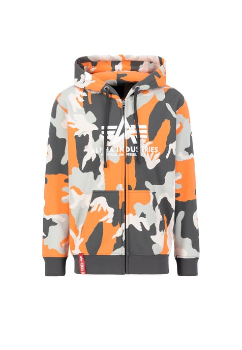 Basic Big Logo Camo PP Zip Hoodie - Image 1