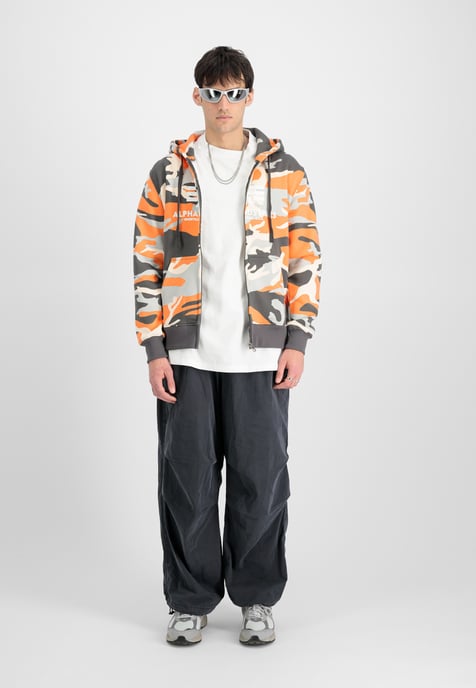 Basic Big Logo Camo PP Zip Hoodie - Image 2