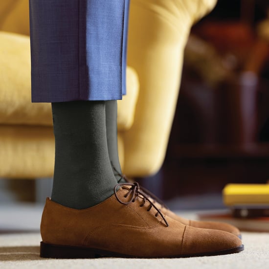Paquete de 3 pares de calcetines de bambú para hombre, lisos y con estampado - Confort diario suave y transpirable - Image 4