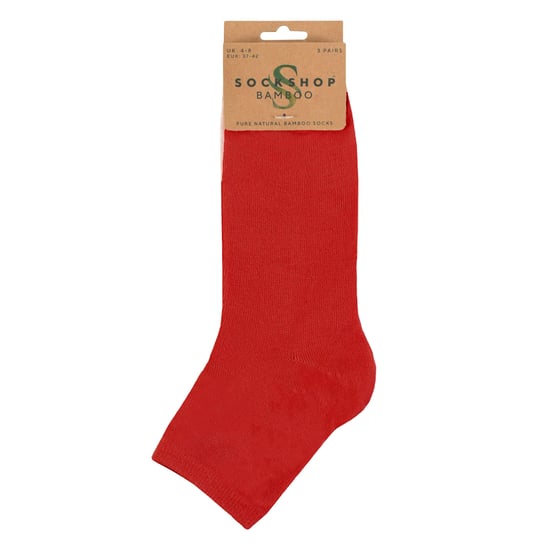 Paquete de 3 pares de calcetines de bambú lisos para mujeres - Suaves, transpirables y cómodos para el día a día - Image 2