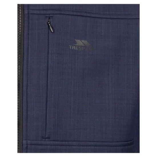 Trespass Mens Piber TP75 Soft Shell Jacket (Navy Marl) - Image 3