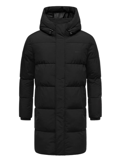 Abrigo acolchado para hombre Stone Harbour Hadrieen con forro polar y capucha - Image 2