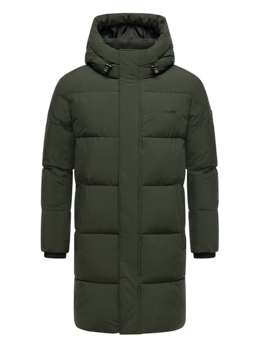Abrigo acolchado para hombre Stone Harbour Hadrieen con forro polar y capucha - Image 2