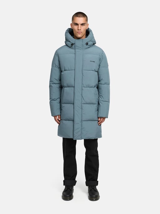 Abrigo acolchado para hombre Stone Harbour Hadrieen con forro polar y capucha - Image 6