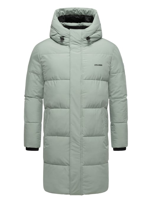 Abrigo acolchado para hombre Stone Harbour Hadrieen con forro polar y capucha - Image 2