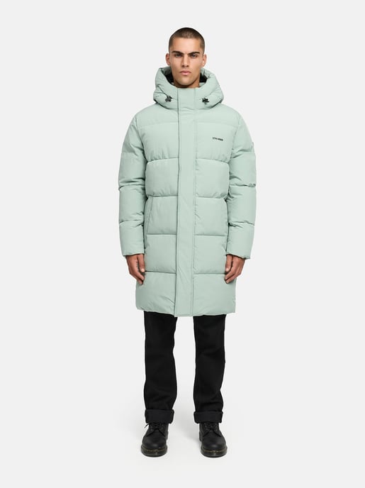 Abrigo acolchado para hombre Stone Harbour Hadrieen con forro polar y capucha - Image 6
