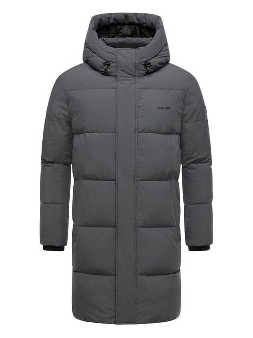 Abrigo acolchado para hombre Stone Harbour Hadrieen con forro polar y capucha - Image 2
