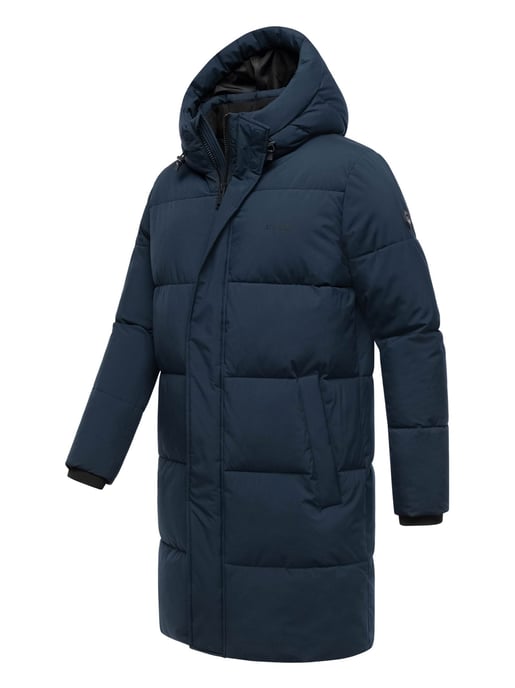 Abrigo acolchado para hombre Stone Harbour Hadrieen con forro polar y capucha - Image 3