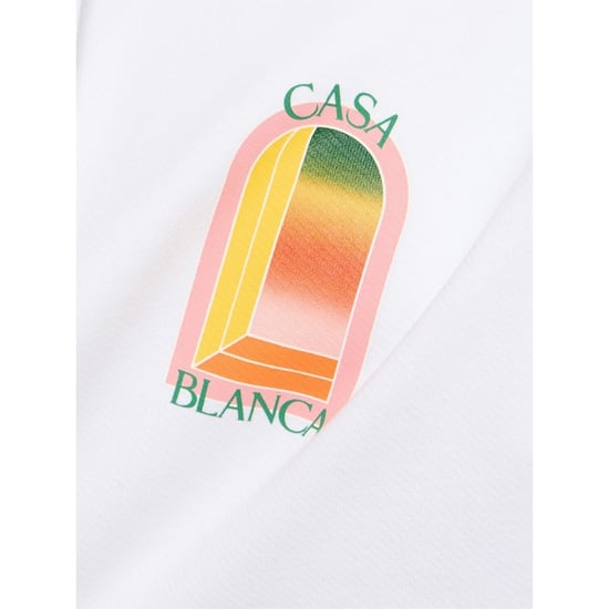 Sudadera Blanca Con Logotipo De Arco Degradado De Casablanca - Image 5