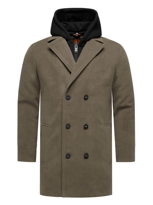 Abrigo para hombre Stone Harbour Darioon con interior desmontable y capucha - Image 1