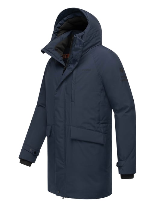 Chaqueta de invierno para hombre Stone Harbour Emriis con forro polar y capucha - Image 3