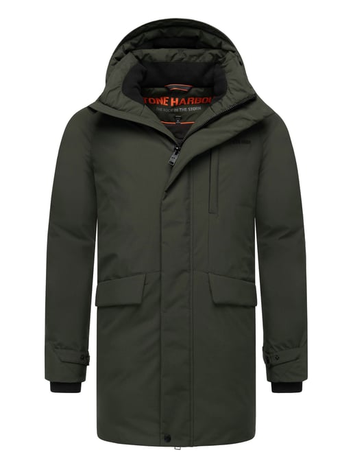 Chaqueta de invierno para hombre Stone Harbour Emriis con forro polar y capucha - Image 1