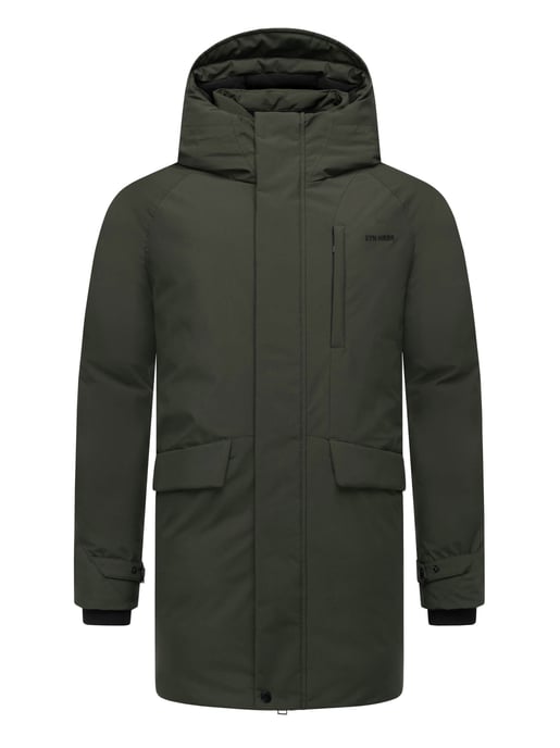Chaqueta de invierno para hombre Stone Harbour Emriis con forro polar y capucha - Image 2