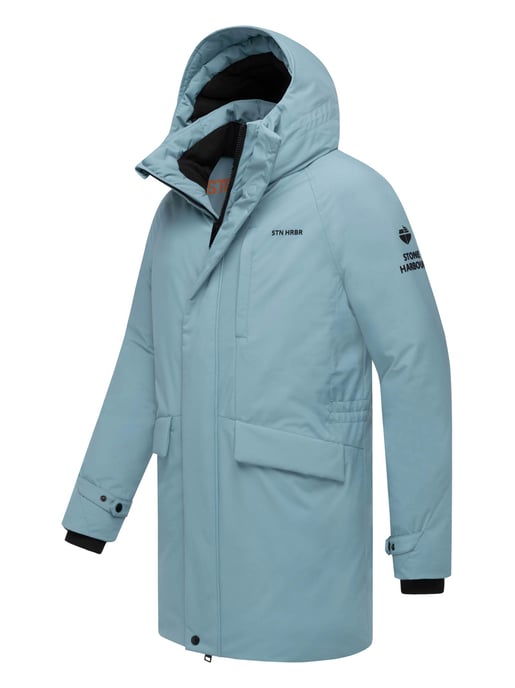 Chaqueta de invierno para hombre Stone Harbour Emriis con forro polar y capucha - Image 3