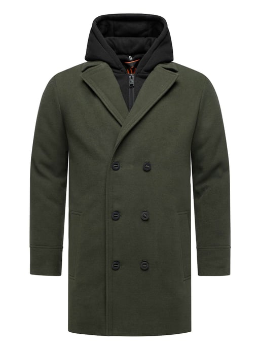 Abrigo para hombre Stone Harbour Darioon con interior desmontable y capucha - Image 1