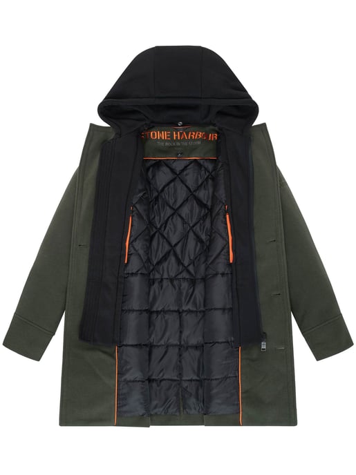 Abrigo para hombre Stone Harbour Darioon con interior desmontable y capucha - Image 5