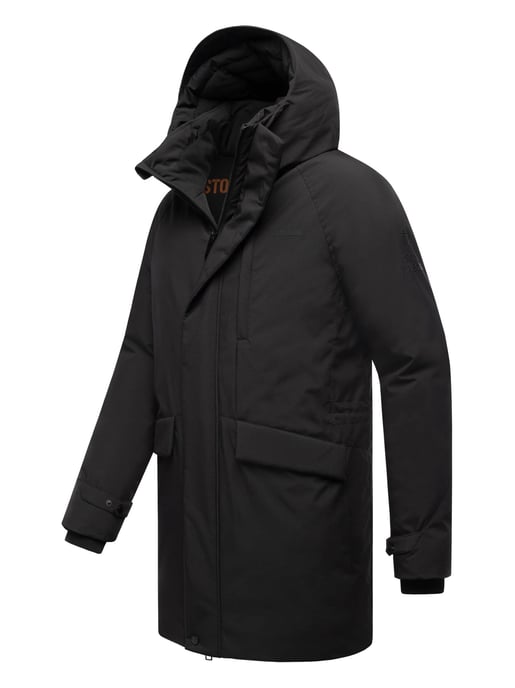 Chaqueta de invierno para hombre Stone Harbour Emriis con forro polar y capucha - Image 3