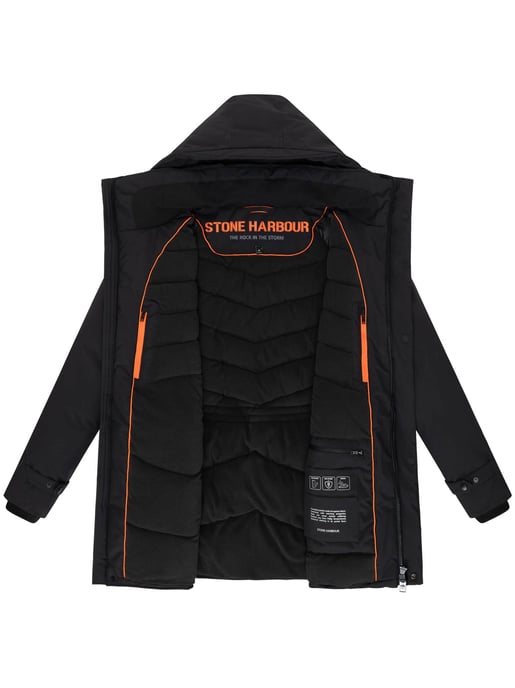 Chaqueta de invierno para hombre Stone Harbour Emriis con forro polar y capucha - Image 5