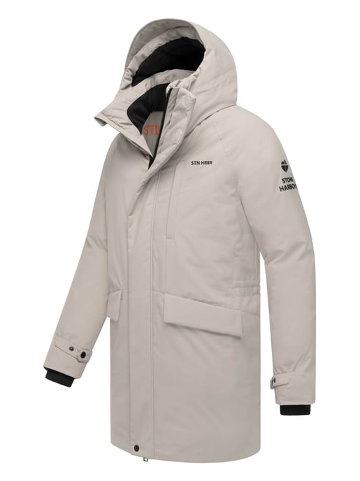 Chaqueta de invierno para hombre Stone Harbour Emriis con forro polar y capucha - Image 3