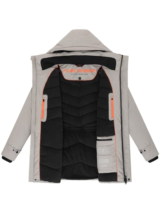 Chaqueta de invierno para hombre Stone Harbour Emriis con forro polar y capucha - Image 5