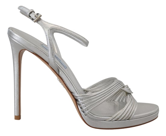 Sandalias de Cuero con Tacón Alto - Image 1