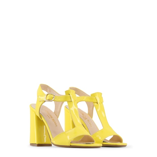 Tacones de tira amarillos Modelo T123 - Image 3