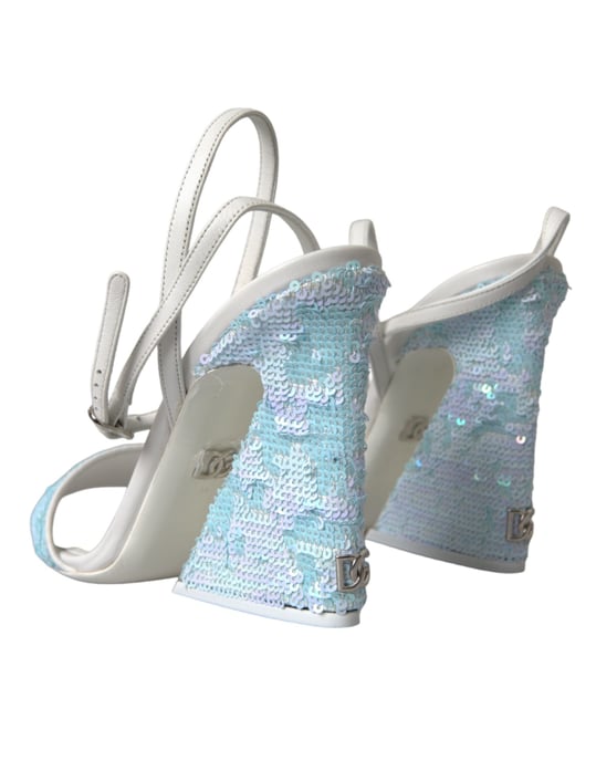 Sandalias de tacón alto con embellishments de lentejuelas - Image 4