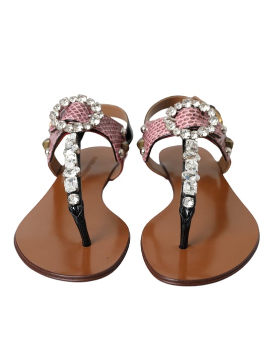 Sandalias de tiras embellished de Dolce Gabbana - Image 2